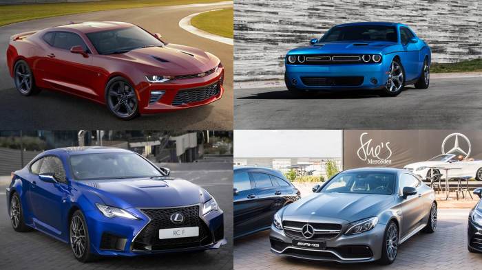 Top-rated muscle cars with impressive horsepower
