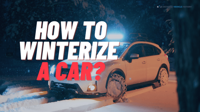 Tips for winterizing your car for extreme cold weather