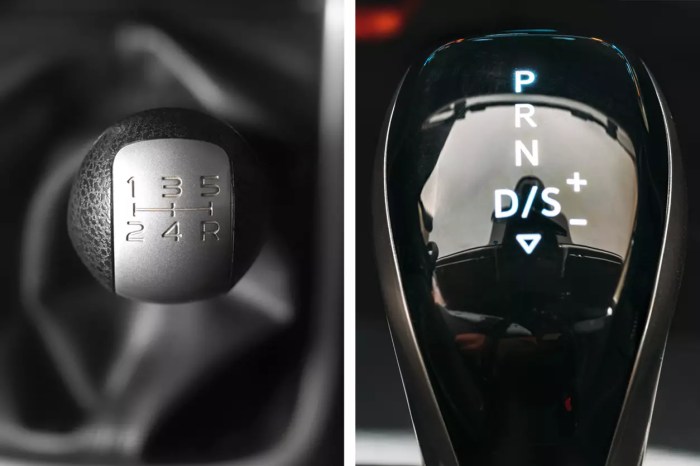 Differences in car performance between manual and automatic transmissions
