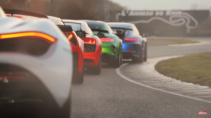 Sport car comparison based on handling